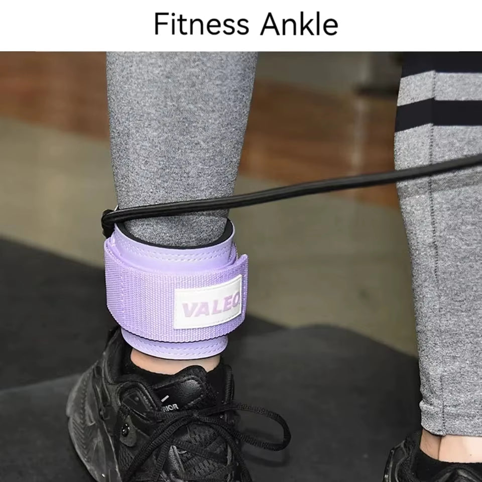 Resistance Bands Set Ankle Straps Adjustable Foot Support Padded Cuff Ankle Weight Leg Training Brace Yoga Sport Tool