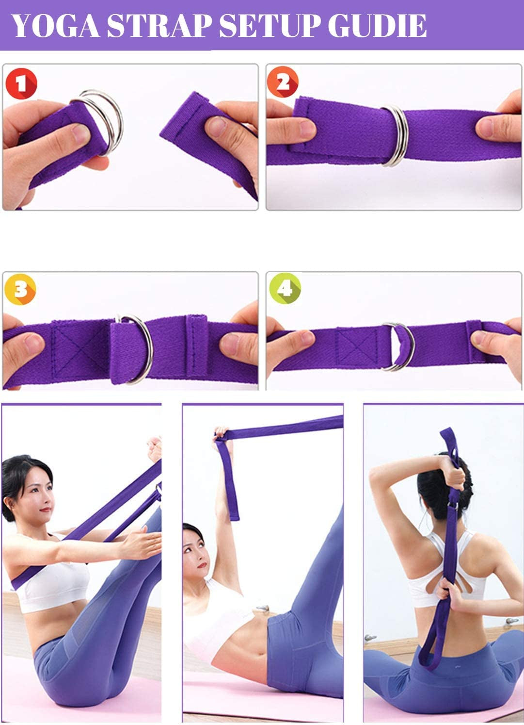 Ultimate 6-Piece Pilates Ring Set for Men & Women - Home Gym Essentials for Yoga, Stretching, and Fitness Workouts